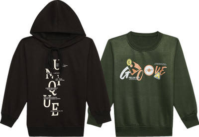 MACK JONNEY Full Sleeve Printed Boys & Girls Sweatshirt