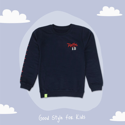 Color Hunt Full Sleeve Printed Boys Sweatshirt