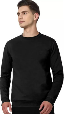 CLOFLIX Full Sleeve Solid Men Sweatshirt