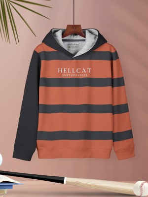 Hellcat Full Sleeve Color Block Boys Sweatshirt