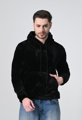 HypeThread Full Sleeve Solid Men Sweatshirt