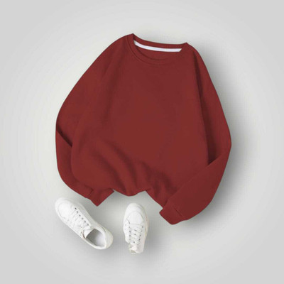WAYIT FASHION Full Sleeve Solid Women Sweatshirt