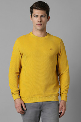 LOUIS PHILIPPE Full Sleeve Self Design Men Sweatshirt
