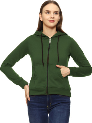 ROARERS Full Sleeve Solid Women Sweatshirt