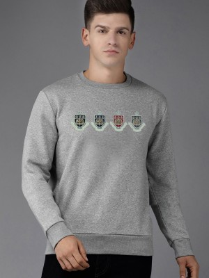 Harbor N Bay Full Sleeve Embroidered Men Sweatshirt