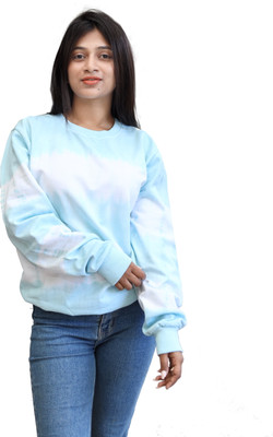 HueCoast Full Sleeve Dyed Women Sweatshirt