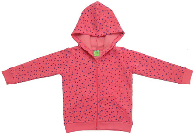Clothe Funn Full Sleeve Polka Print Girls Sweatshirt