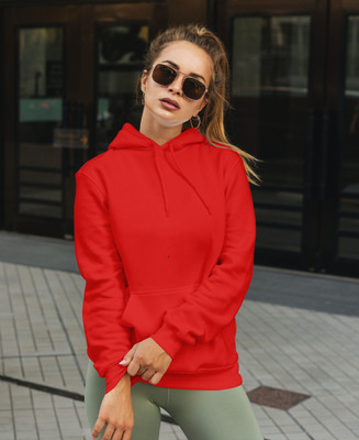 EZCLOTHING Full Sleeve Solid Women Sweatshirt