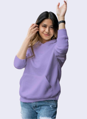 HouseOfCommon Full Sleeve Solid Women Sweatshirt