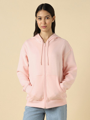 Allen Solly Full Sleeve Solid Women Sweatshirt