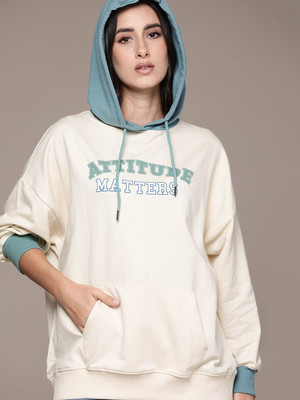 Roadster Full Sleeve Printed Women Sweatshirt