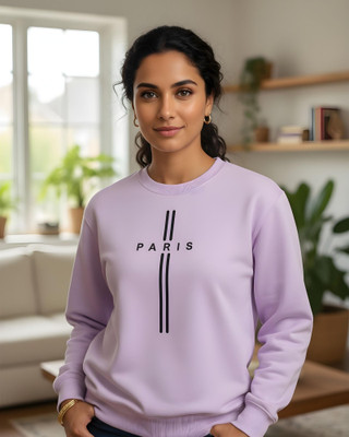 flyind Full Sleeve Printed Women Sweatshirt