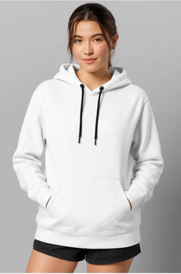 Pwexz Full Sleeve Solid Women Sweatshirt