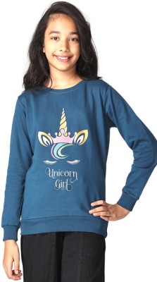 TotzTouch Full Sleeve Printed Girls Sweatshirt