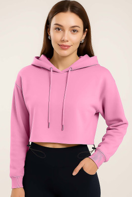 PRAVAHA Full Sleeve Solid Women Reversible Sweatshirt