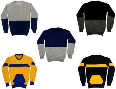 AE Trends Full Sleeve Solid Boys Sweatshirt