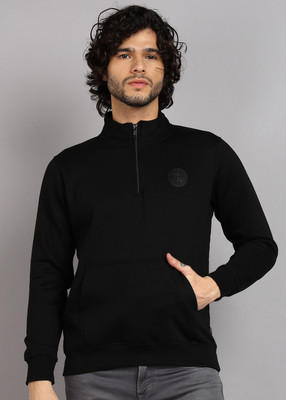 KILLER Full Sleeve Solid Men Sweatshirt