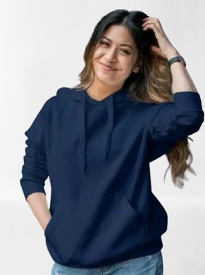 INFIRAX Full Sleeve Solid Women Sweatshirt