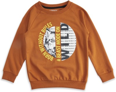 Pantaloons Junior Full Sleeve Graphic Print Boys Sweatshirt