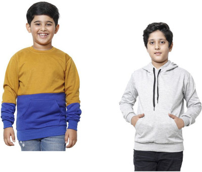 AE Trends Full Sleeve Solid Boys Sweatshirt