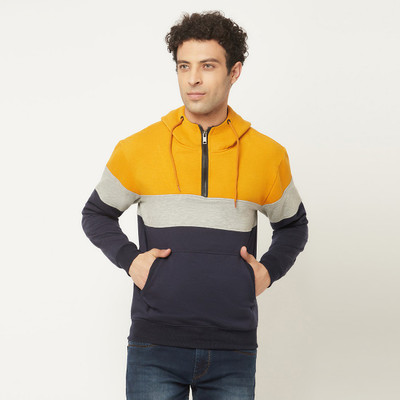 HOLDIT Full Sleeve Color Block Men Sweatshirt