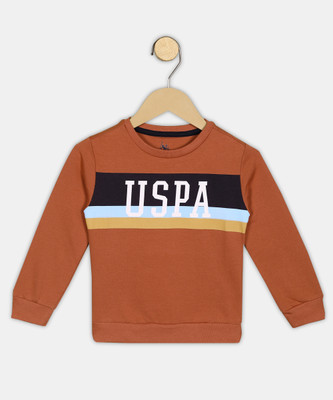 U.S. POLO ASSN. Full Sleeve Printed Baby Boys Sweatshirt