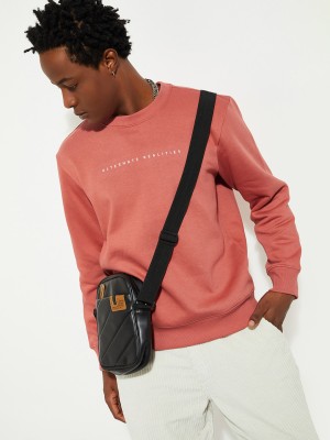 MAX Full Sleeve Solid Men Sweatshirt