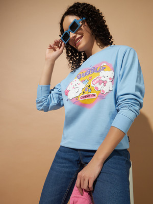 THE DRY STATE Full Sleeve Printed Women Sweatshirt