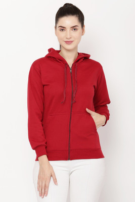 JITISHA Full Sleeve Solid Women Sweatshirt