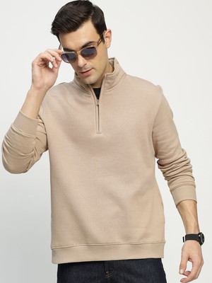 Mast & Harbour Full Sleeve Solid Men Sweatshirt