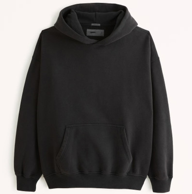 Adam White Full Sleeve Solid Men Sweatshirt