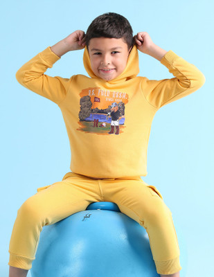 U.S. POLO ASSN. Full Sleeve Graphic Print Boys Sweatshirt