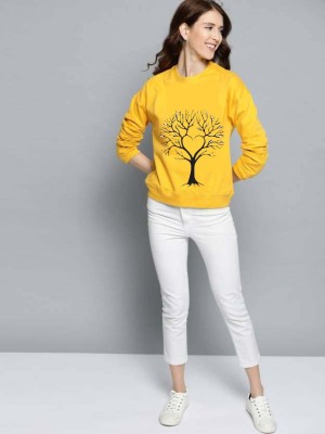 GP GARMENTS Full Sleeve Printed Women Sweatshirt