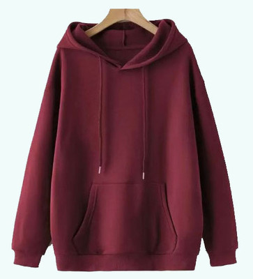 MUUNKEY Full Sleeve Solid Men Sweatshirt