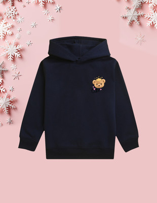 Nusyl Full Sleeve Printed Girls Sweatshirt