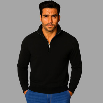 MACK JONNEY Full Sleeve Solid Men Sweatshirt