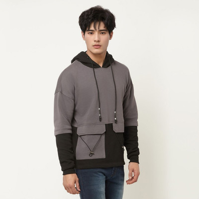 HouseOfCommon Full Sleeve Color Block Men Sweatshirt