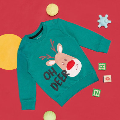 Pantaloons Baby Full Sleeve Printed Baby Boys Sweatshirt