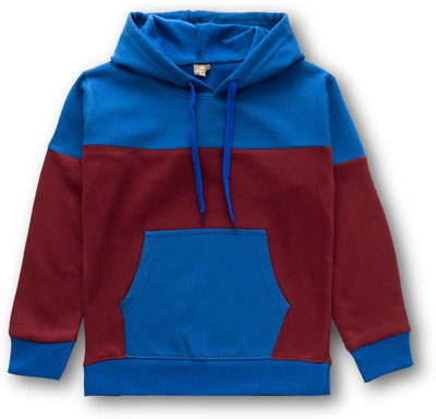 sabura Full Sleeve Graphic Print, Color Block Boys Sweatshirt