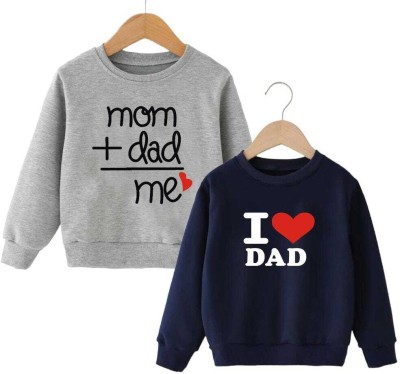 toystshirt Full Sleeve Printed Boys & Girls Sweatshirt