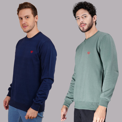 AAITHAN Full Sleeve Self Design Men Sweatshirt