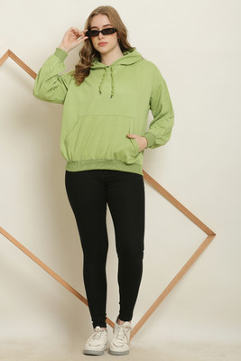 elegance redefined Full Sleeve Solid Women Sweatshirt