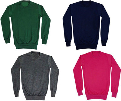 AE Trends Full Sleeve Solid Boys Sweatshirt
