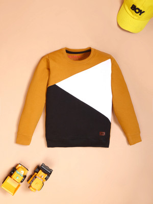 KILLER Full Sleeve Color Block Boys Sweatshirt