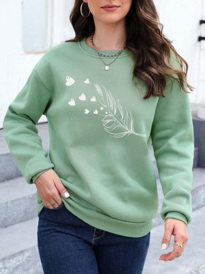 KASHIAN Full Sleeve Printed Women Sweatshirt