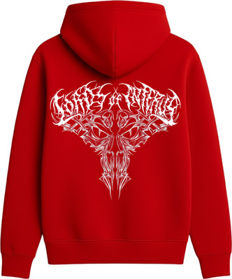 MARVIX Full Sleeve Graphic Print, Self Design Men Sweatshirt