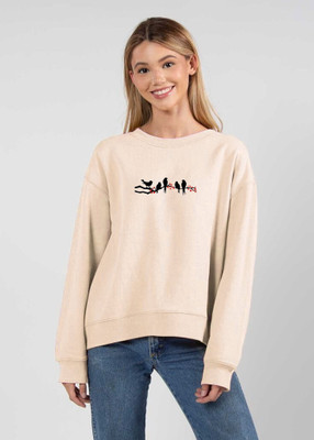 gospel clothing Full Sleeve Self Design Women Sweatshirt