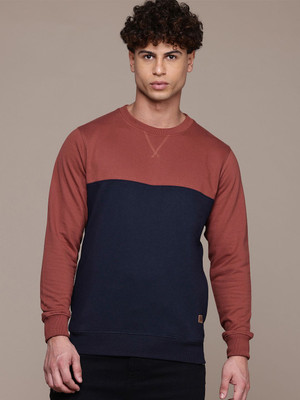Roadster Full Sleeve Color Block Men Sweatshirt