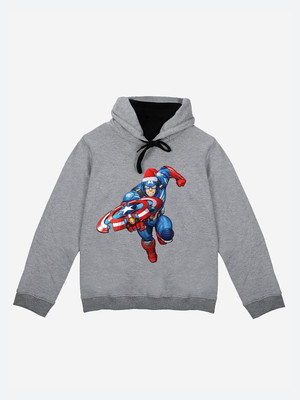 YK Marvel Full Sleeve Printed Boys Sweatshirt
