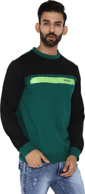 ATHLIV Full Sleeve Solid Men Sweatshirt